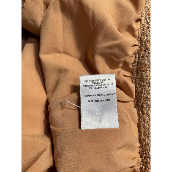 Astr The Label 'Bronwyn' Brown Polyester Jacket Size XL - Picture 5 of 5